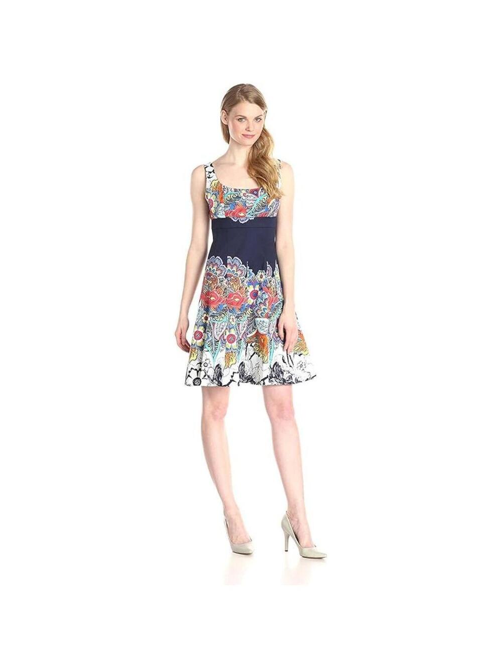 Nine West Women's Multi and Black Work-dress
